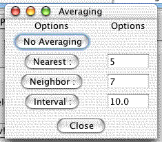 Karyoscope Averaging Settings Dialog